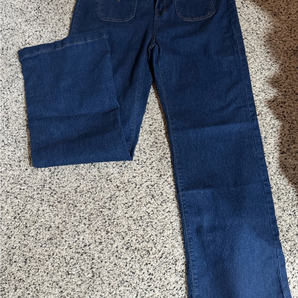 Dark Blue Denim Jeans